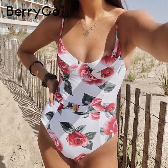 Onia x WeWoreWhat Danielle one piece Rose - Picture 2 of 10